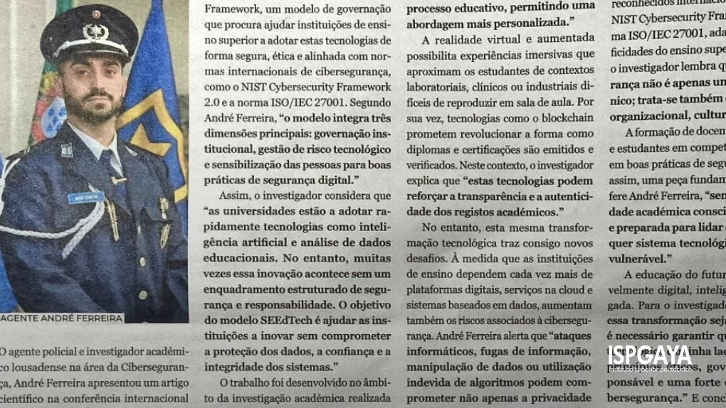 Distinguished student ‘O Louzadense’ ISPGAYA