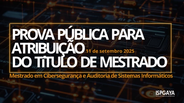 Prova Pública de Atribuição do Título de Mestrado